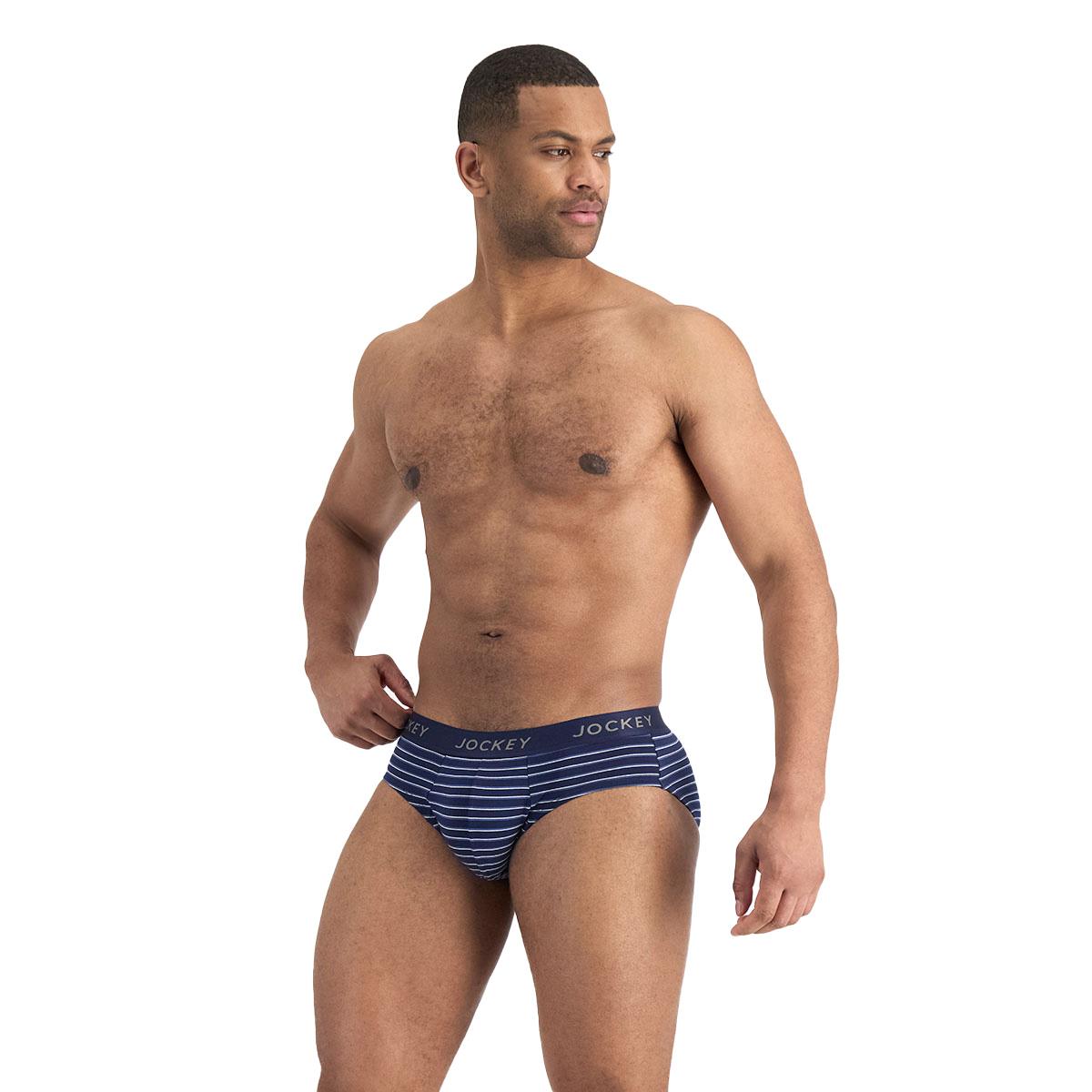 Jockey Comfort Cotton Stripe Briefs - 2 Pack